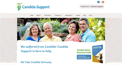 Desktop Screenshot of candidasupport.org